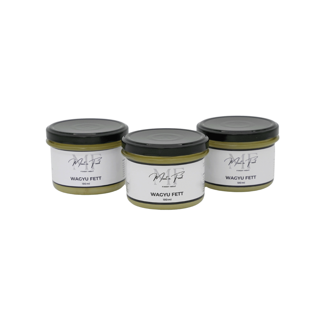 100% Vollblut Wagyufett 180 ml | Meat’n’Food – Finest Meat - Grillstar.de100% Vollblut Wagyufett 180 ml | Meat’n’Food – Finest MeatWagyu FettMeat 'n' FoodGrillstar.de
