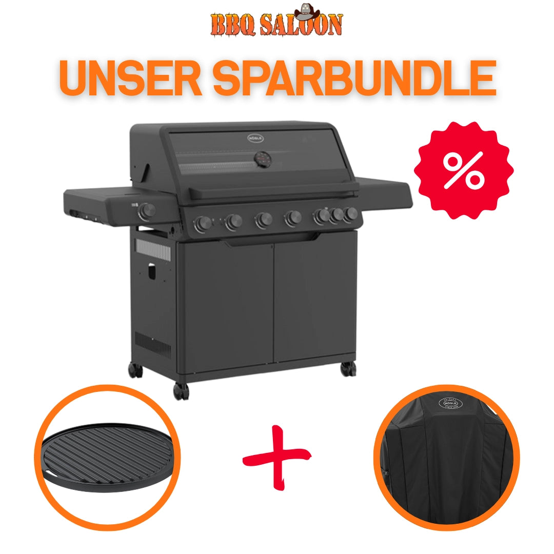 Rösle BBQ Station AllFlame Hero 6 Brenner Gasgrill - 50 mBar Bundle