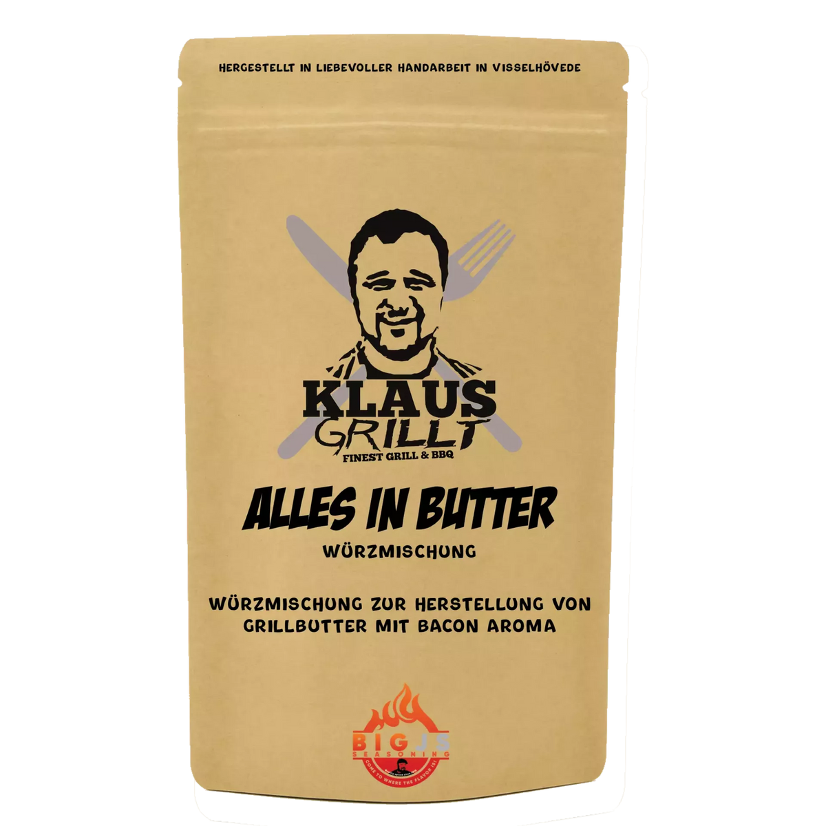 Klaus grillt Alles in Butter Gewürzmischung, 250g Beutel