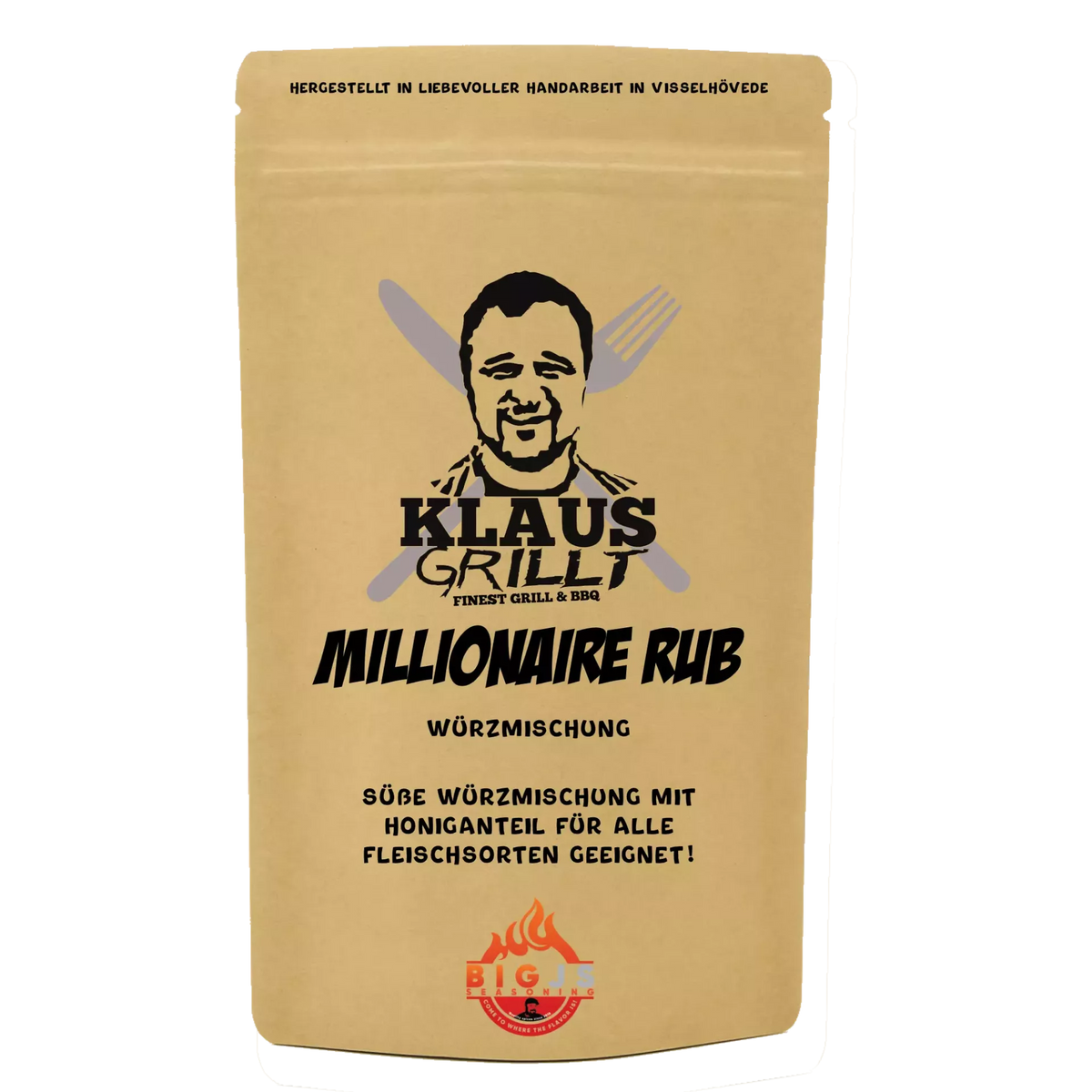 Klaus Grillt Millionaire Rub 250g Beutel