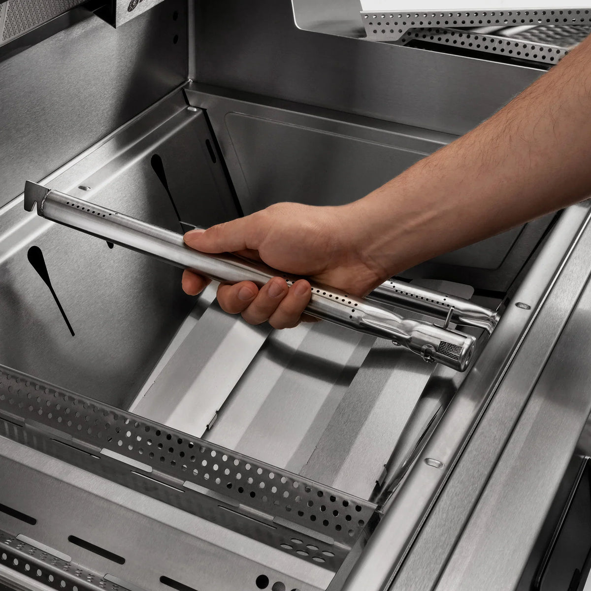 Burnhard GRANT Base - Modularer Gasgrill 4-Brenner mit Türen und Edelstahlrost