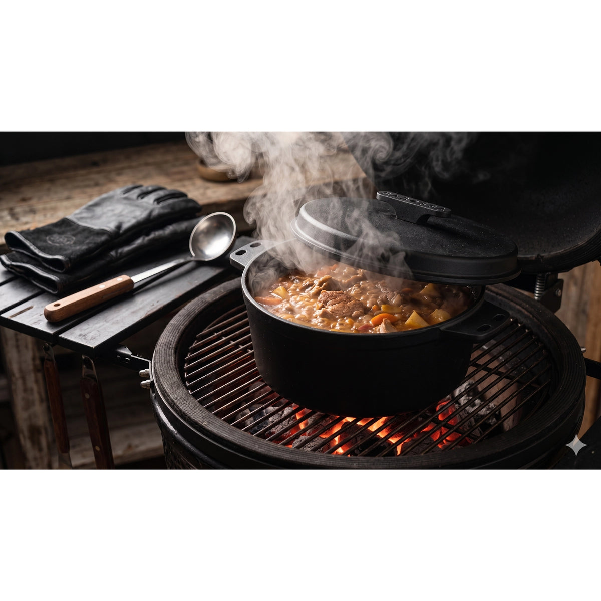 PRECISION | 9er Innovativer Gusseiserner Topf | SET Deckelheber & Kreuz | Dutch Oven | Made In Germany - Jetzt vorbestellen für voraussichtliche Auslieferung Juni 2026