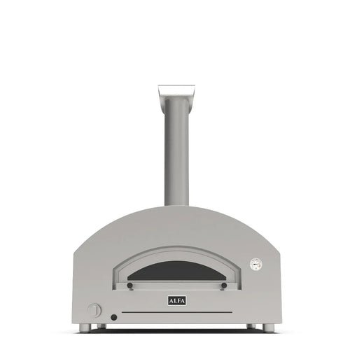Alfa Forni Futuro 4 Pizze, Gas/Hybrid, Silber Schwarz