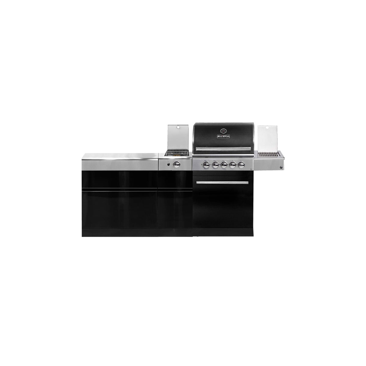 All'Grill Chef M Black Outdoor-Set-Kombi S3