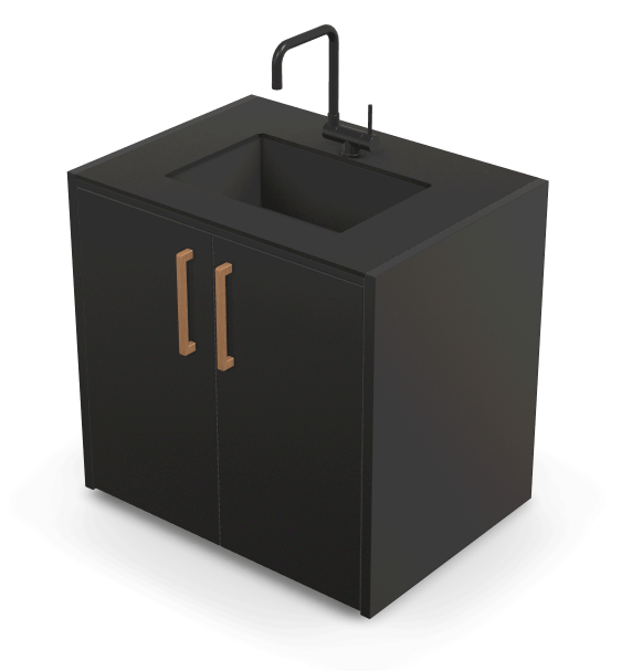 Brabura CT 90 Waschbeckenmodul - Grillstar.deBrabura CT 90 WaschbeckenmodulBraburaGrillstar.de