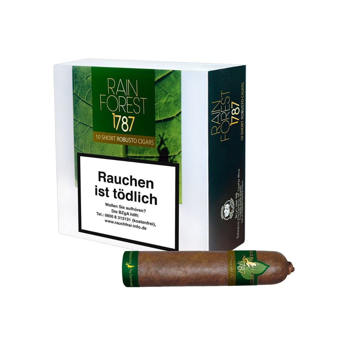 Brun del Ré - 1787 Rain Forest Short Robusto - Costa Rica - Grillstar.deBrun del Ré - 1787 Rain Forest Short Robusto - Costa RicaBrun del RéGrillstar.de300113800170602564
