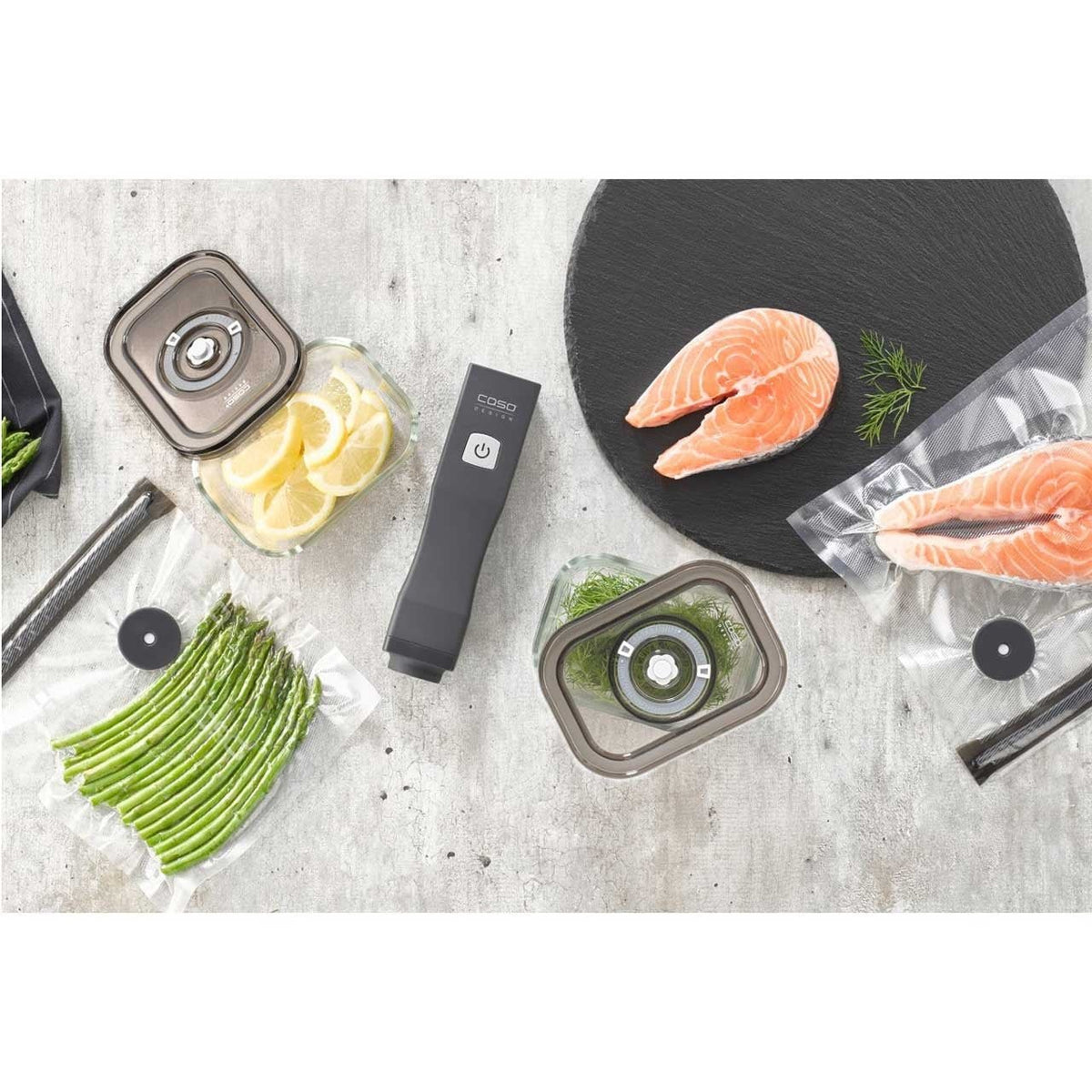Caso Design Vacu Onetouch Eco - Set - Grillstar.deCaso Design Vacu Onetouch Eco - SetCASOGrillstar.decg11694038437011692