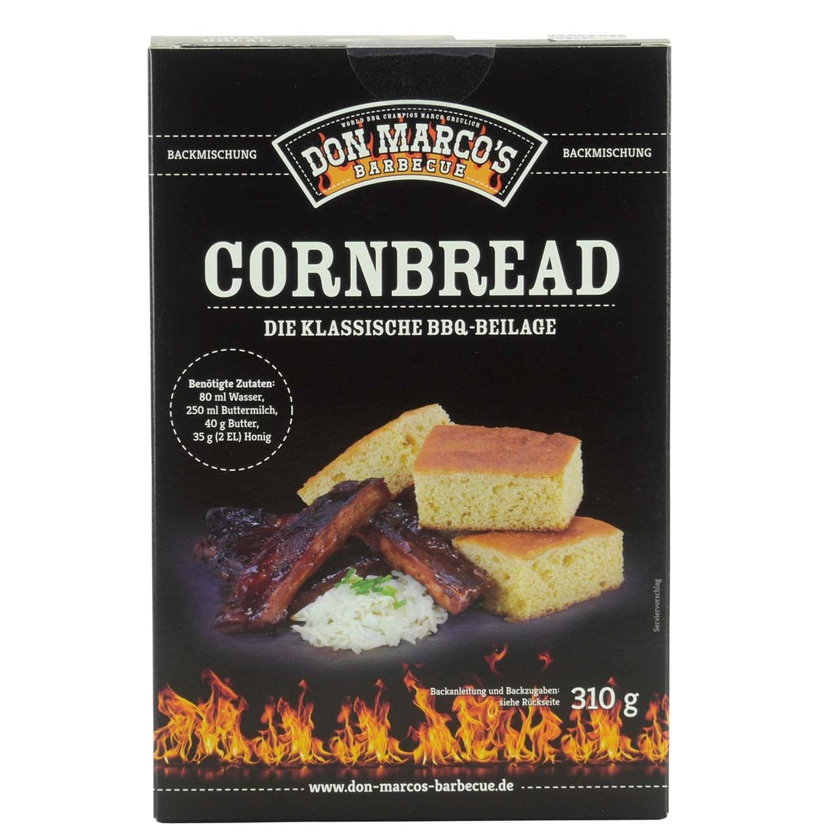 Don Marco's Cornbread Backmischung - Grillstar.deDon Marco's Cornbread BackmischungDon Marco'sGrillstar.dedm107 - 0024260266353616