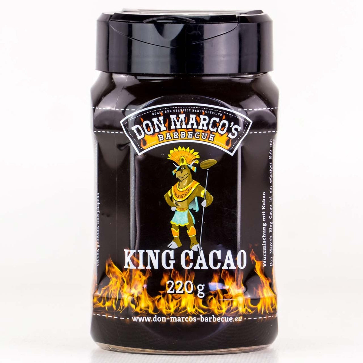 Don Marco's King Cacao Rub, 220g Streuer - Grillstar.deDon Marco's King Cacao Rub, 220g StreuerDon Marco'sGrillstar.dedm101 - 013 - 2204260266352626