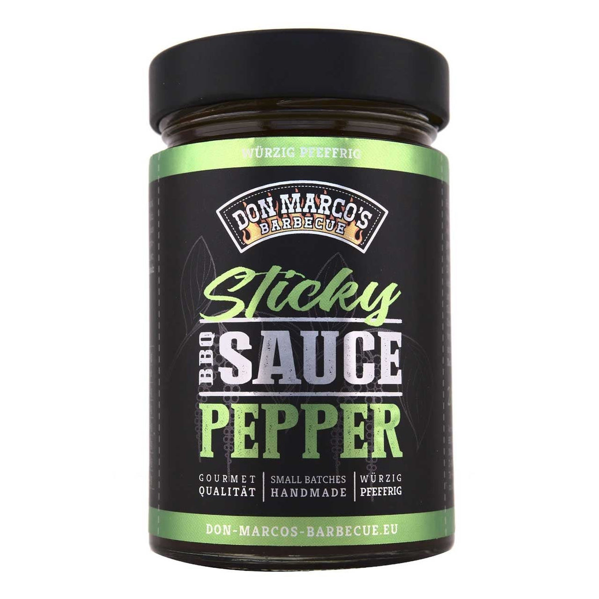 Don Marco's Sticky Pepper BBQ Sauce - Grillstar.deDon Marco's Sticky Pepper BBQ SauceDon Marco'sGrillstar.dedm202 - 0014260266350011