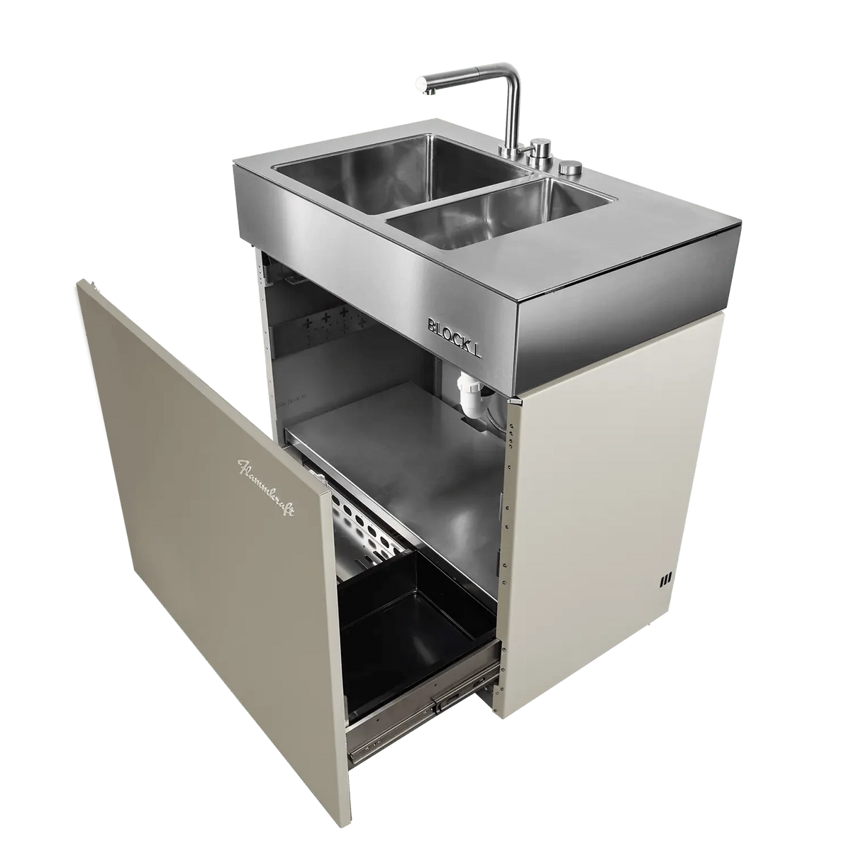 Flammkraft Block L, Taupe - Grillstar.deFlammkraft Block L, TaupeFlammkraftGrillstar.de