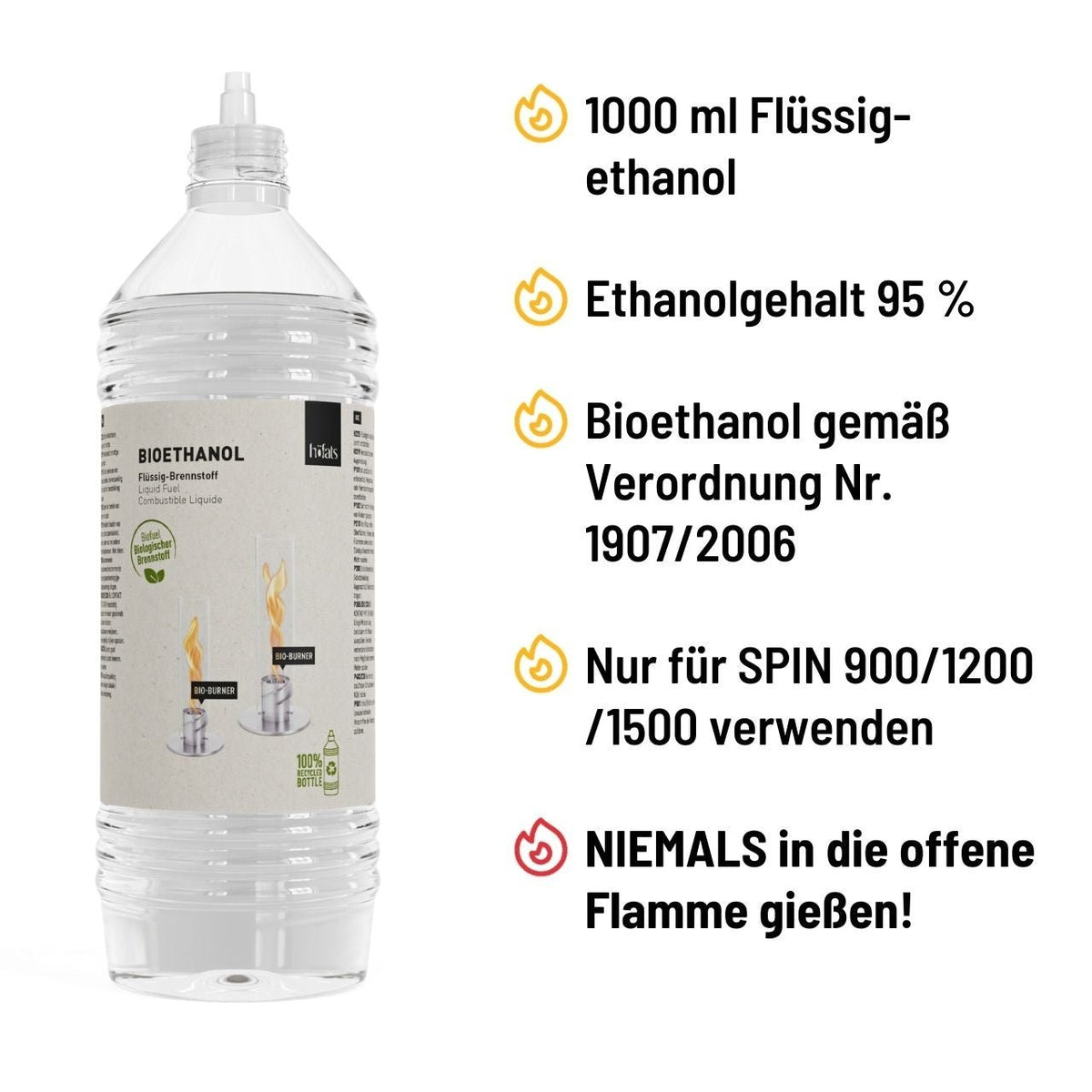 Höfats Bioethanol, 1L - Grillstar.deHöfats Bioethanol, 1LHöfatsGrillstar.deH005174064251005173