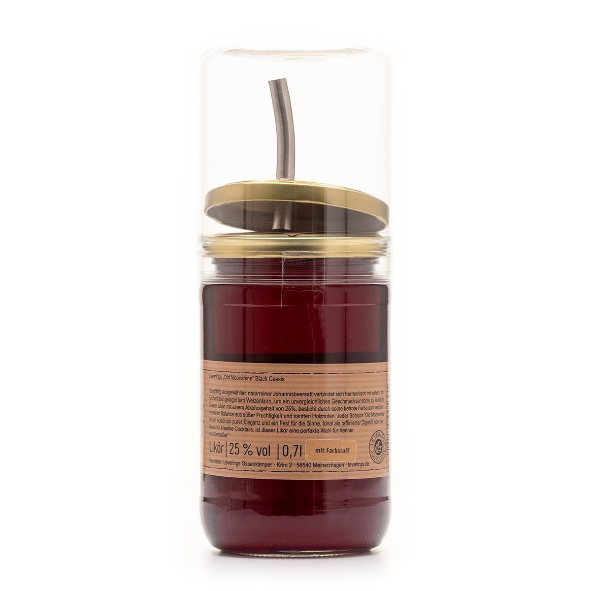 Leverings Old Moonshine Black Cassis, 0,7L - Grillstar.deLeverings Old Moonshine Black Cassis, 0,7LLeveringsGrillstar.deO5304001165005301