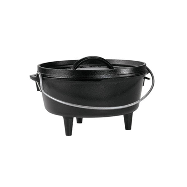 Lodge Camp Dutch Oven (flach), mit Füßen 20cm - Grillstar.deLodge Camp Dutch Oven (flach), mit Füßen 20cmLodgeGrillstar.deL - 8CO30075536380803