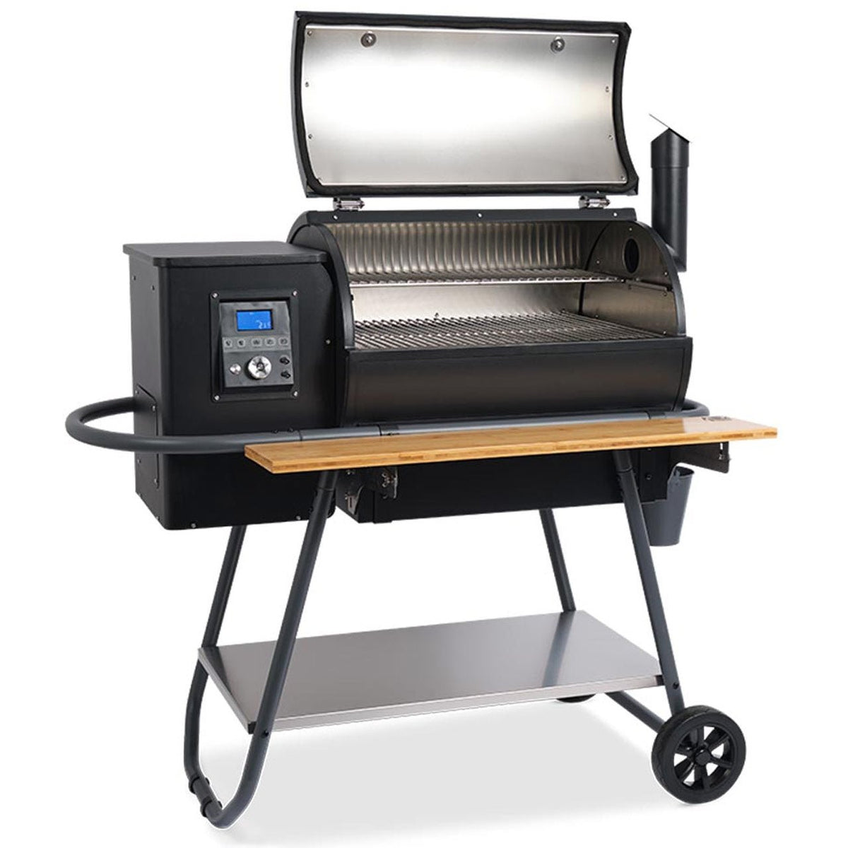 Moesta Sheriff Pelletgrill mit Ablagebrett Bambus