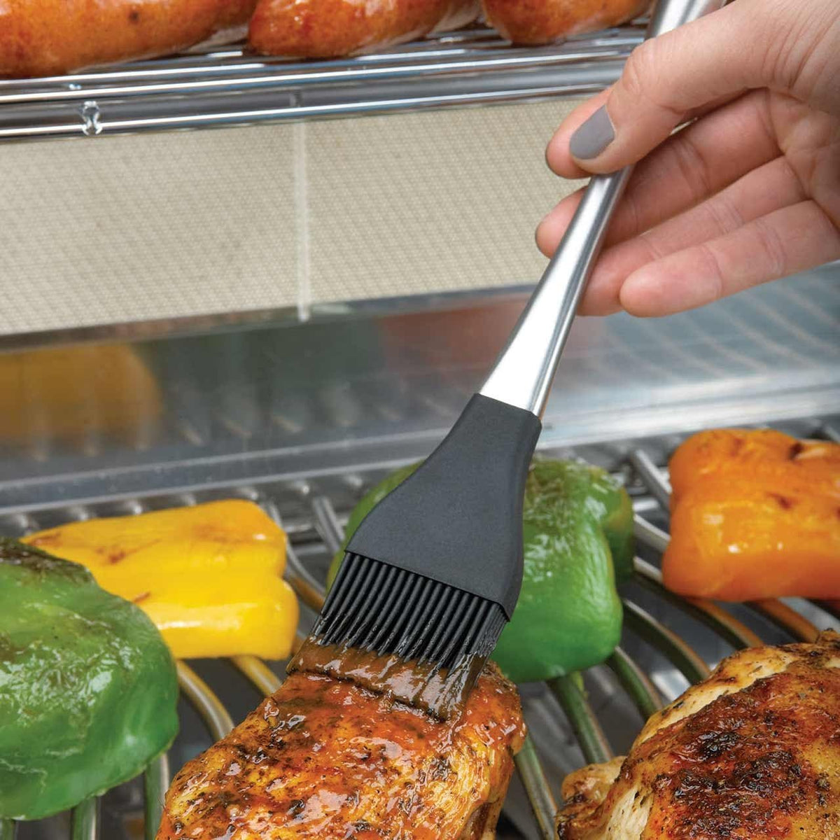 Napoleon PRO Edelstahl Pinsel mit Silikonborsten - Grillstar.deNapoleon PRO Edelstahl Pinsel mit SilikonborstenNapoleonGrillstar.de550050629162550057