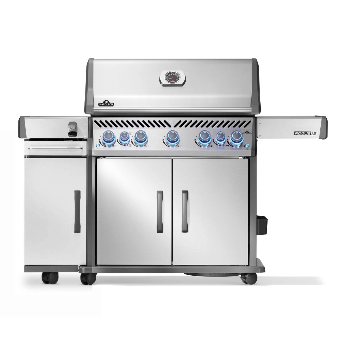 Napoleon Rogue PRO-S 625 mit Edelstahl Rosten, Edelstahl inkl. Seitenschrank