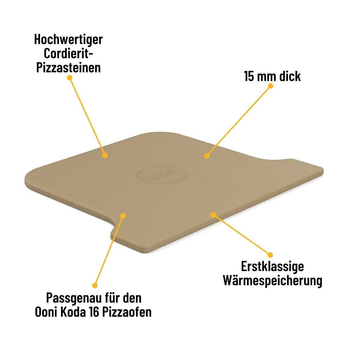 Ooni Pizzastein - Koda 16 - Grillstar.deOoni Pizzastein - Koda 16OoniGrillstar.deUU - P0B5005060568343242