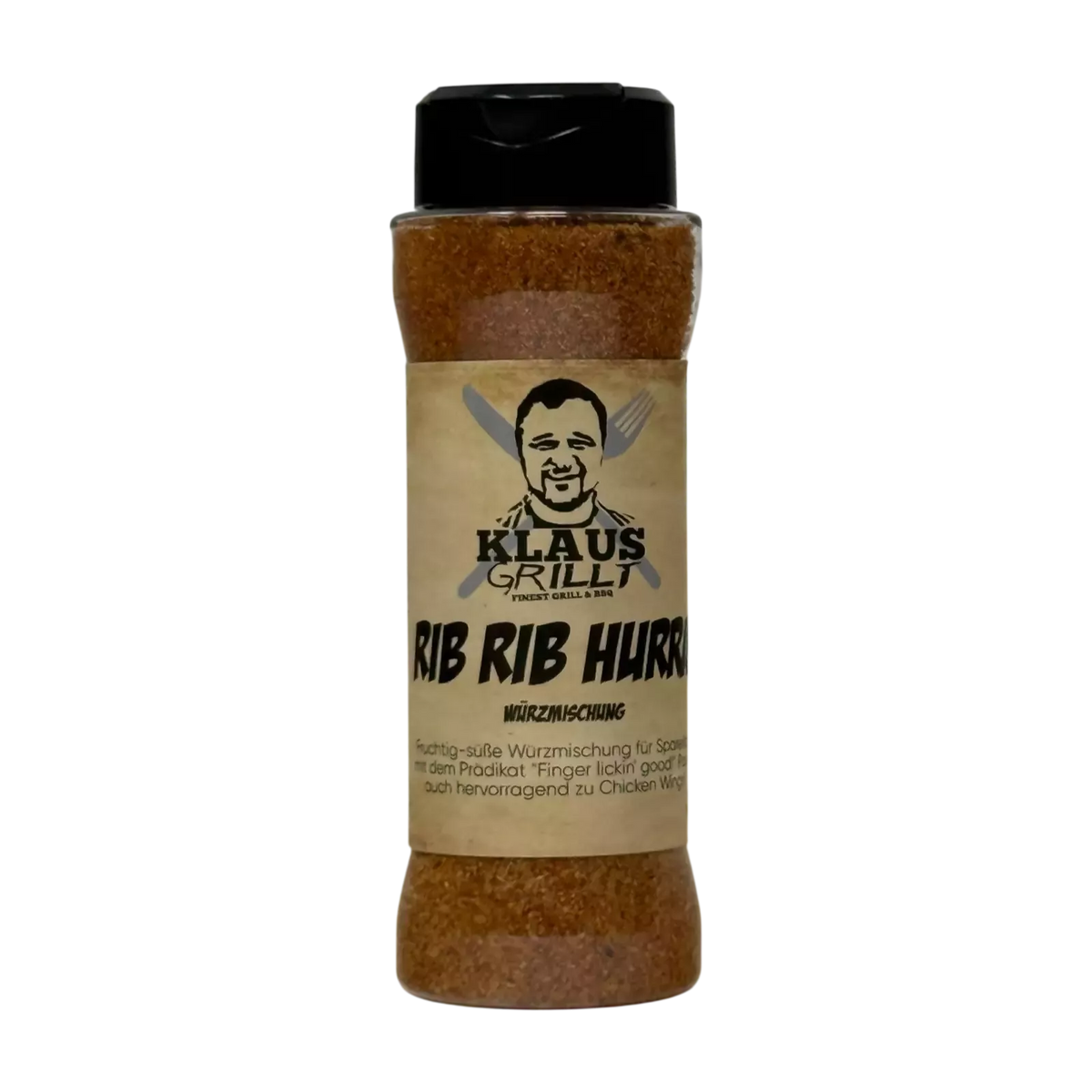 Klaus Grillt Rib Rib Hurra Rub 120g Streuer