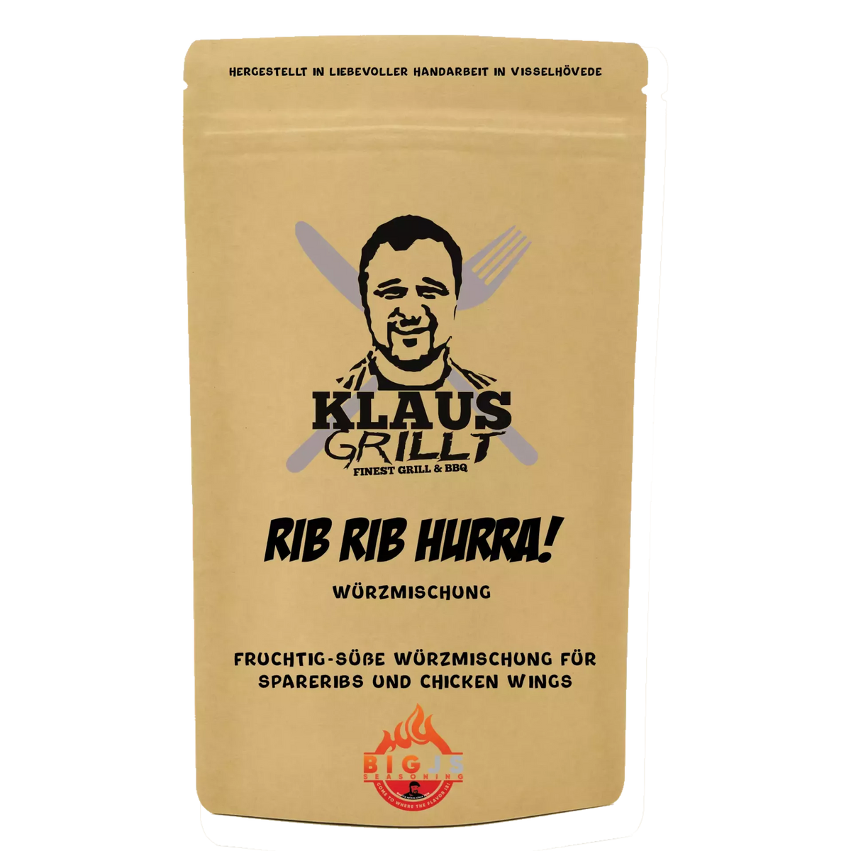 Klaus Grillt Rib Rib Hurra Rub 750g Beutel