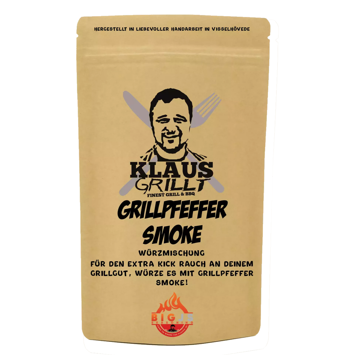 Klaus grillt Grillpfeffer Smoke, 250g Beutel