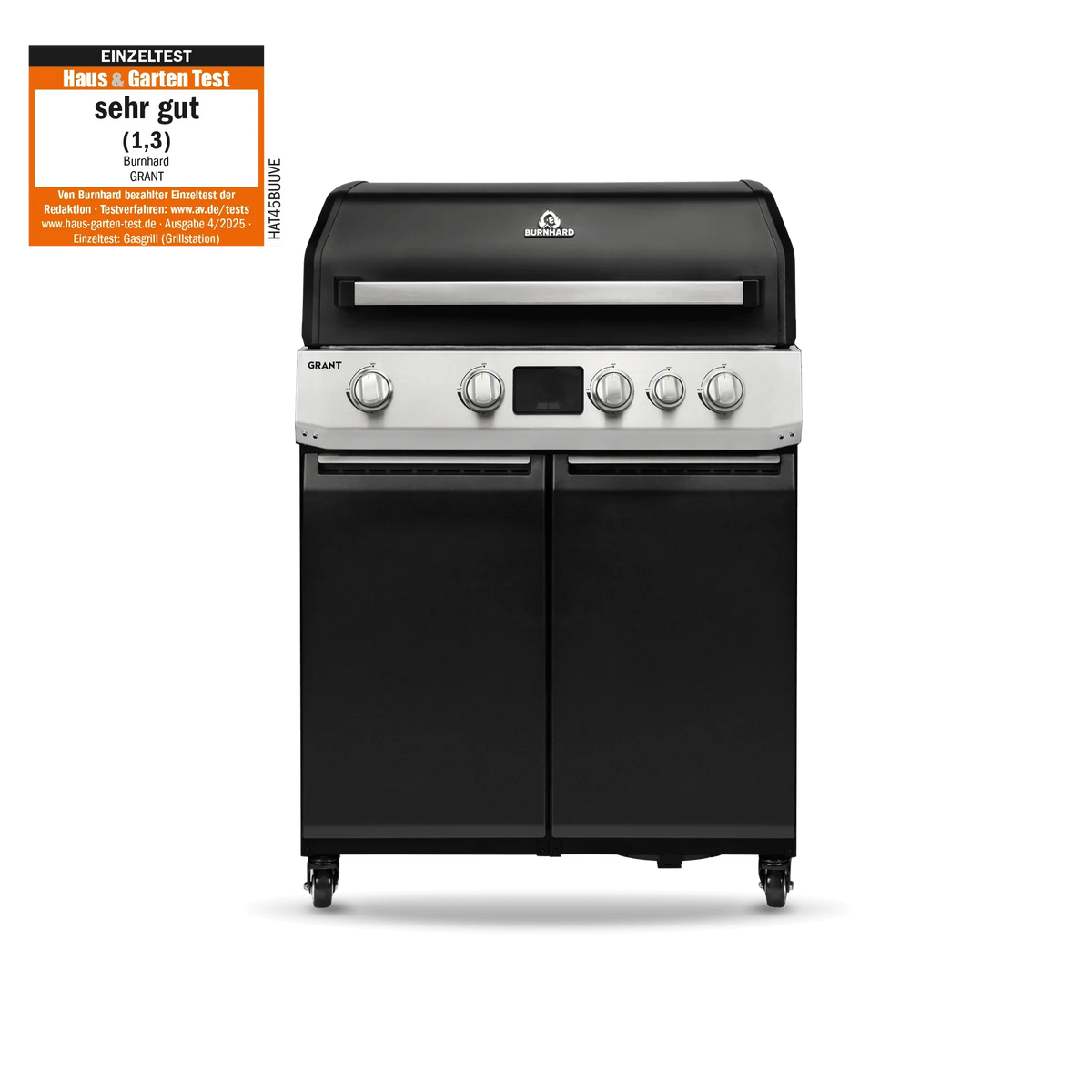 Burnhard GRANT Base - Modularer Gasgrill 4-Brenner mit Türen und Edelstahlrost
