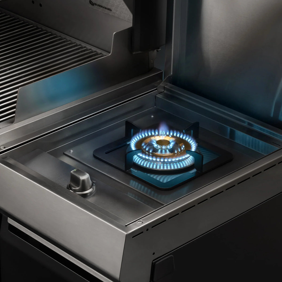 Burnhard GRANT Station - Modularer Gasgrill 4-Brenner mit Schubladen und Gusseisenrost