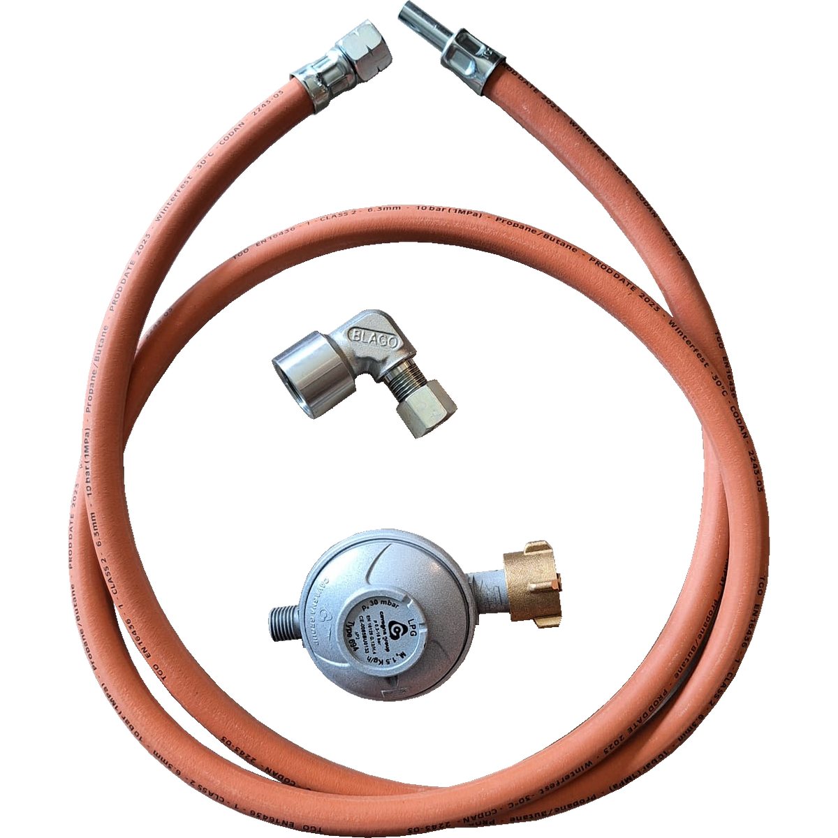TGO Anschlussgarnitur für Alfa Öfen, 50mbar
