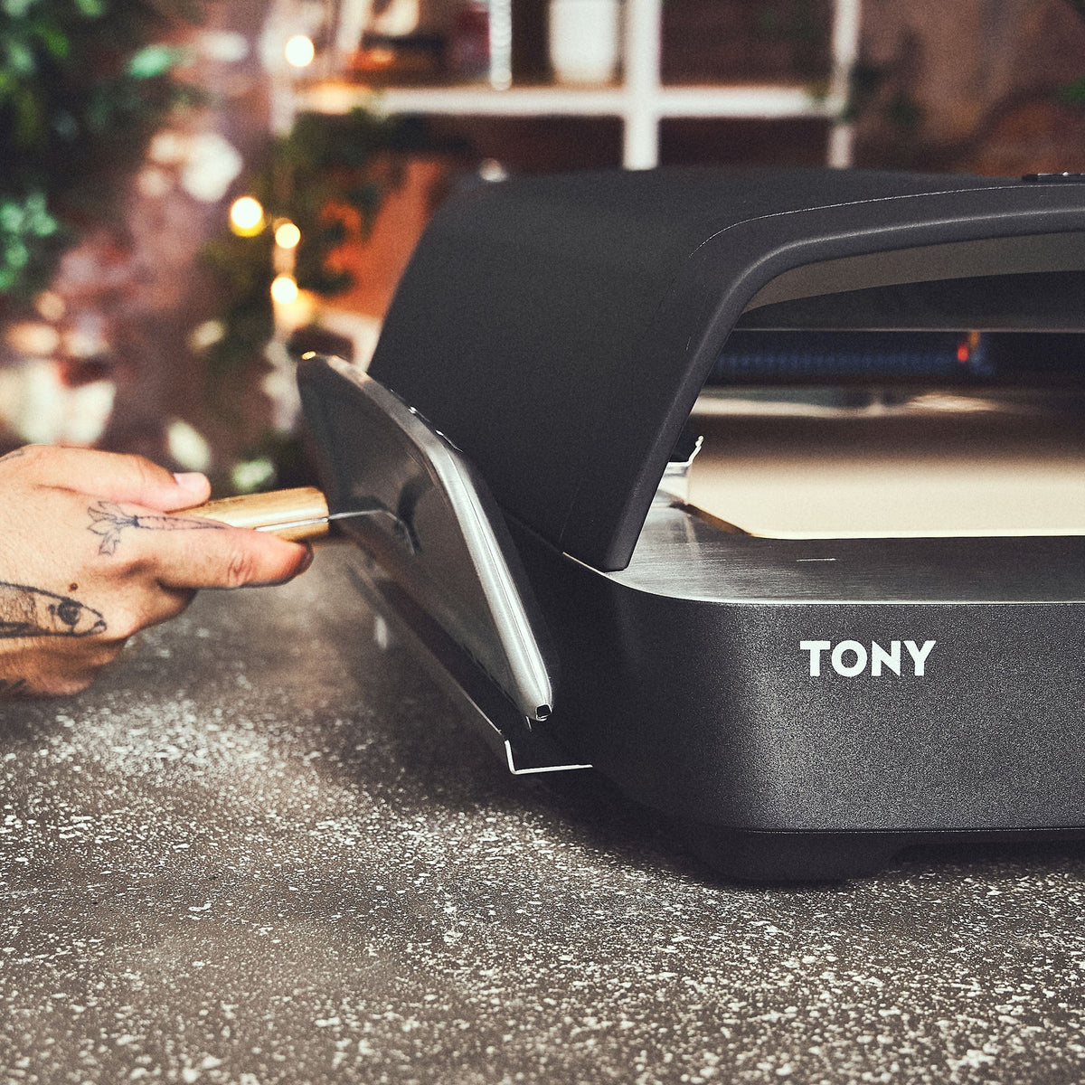 Burnhard Hitzeschild für TONY Gas-Pizzaofen