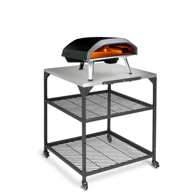 Ooni Modultisch Large 80 x 80 x 90 cm modulares Tischsystem für Pizzaöfen und Zubehör