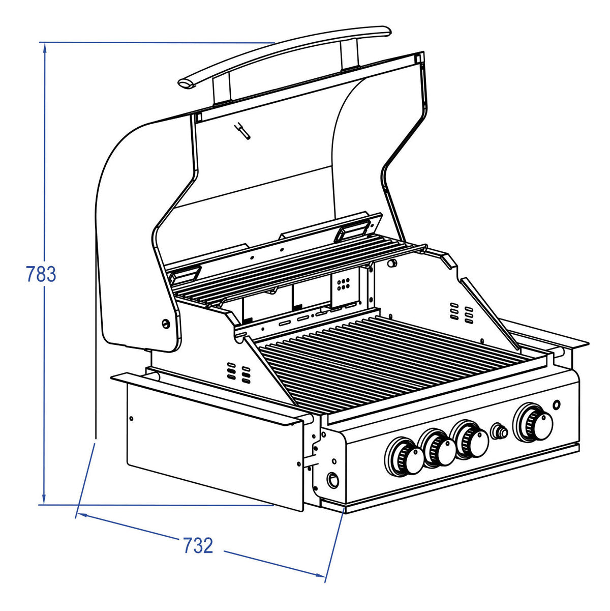 All`Grill Chef M Built - In Schwarz - Grillstar.deAll`Grill Chef M Built - In SchwarzALL'GRILLGrillstar.de100949Black50332707