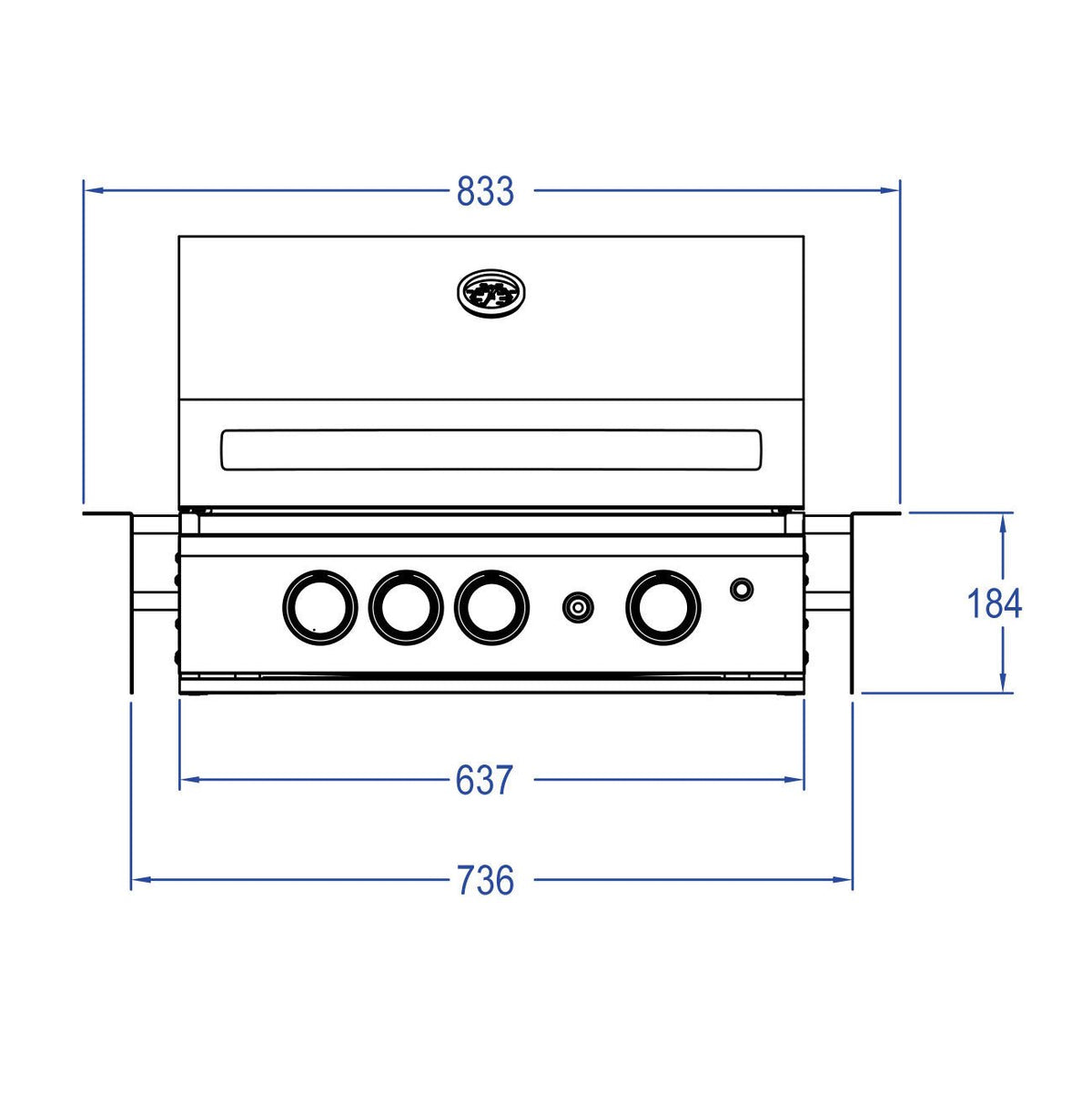 All`Grill Chef M Built - In Schwarz - Grillstar.deAll`Grill Chef M Built - In SchwarzALL'GRILLGrillstar.de100949Black50332707