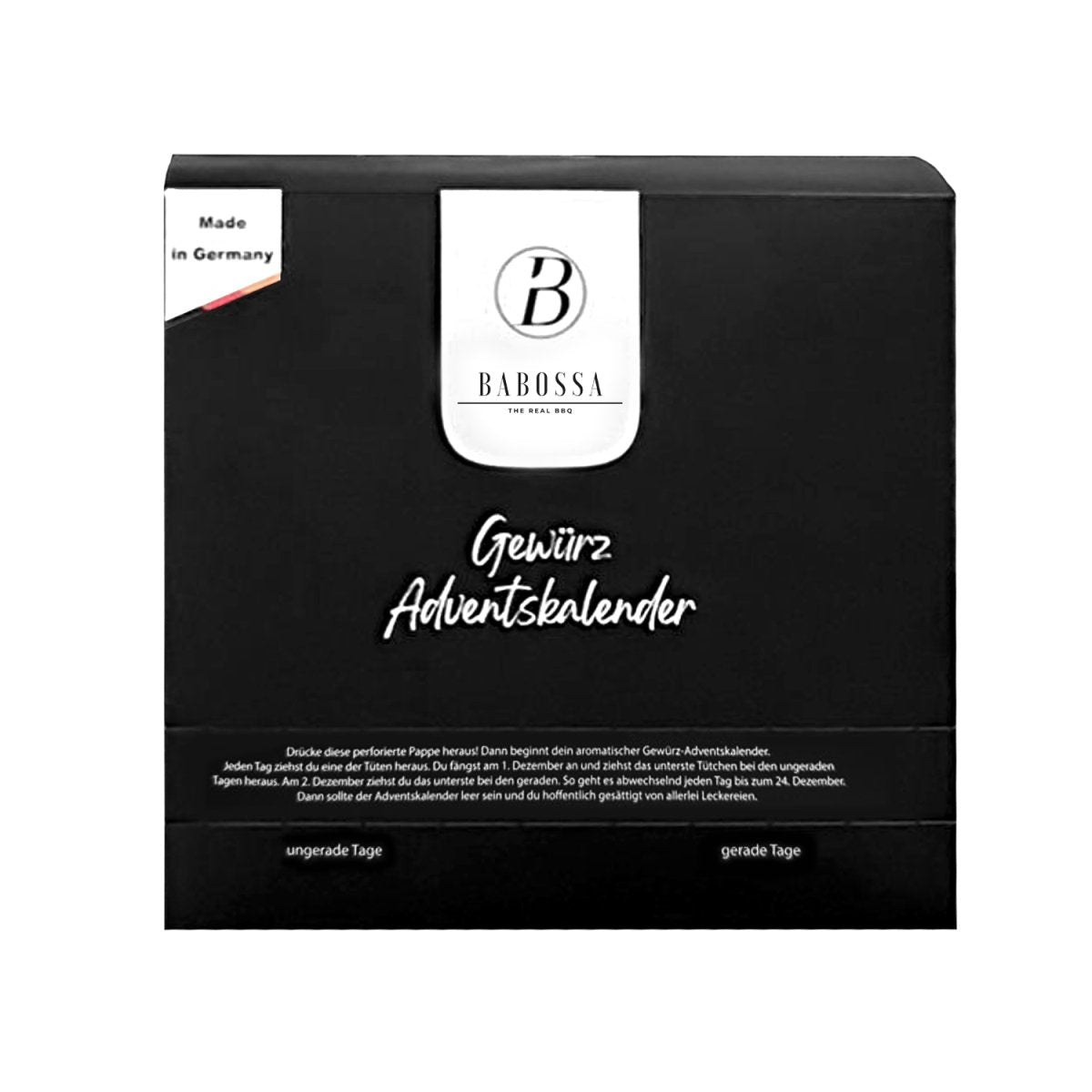 BABOSSA Gewürz - Adventskalender | Das ideale Geschenk für Genießer - BABOSSABABOSSA Gewürz - Adventskalender | Das ideale Geschenk für GenießerGewürzBABOSSABABOSSA
