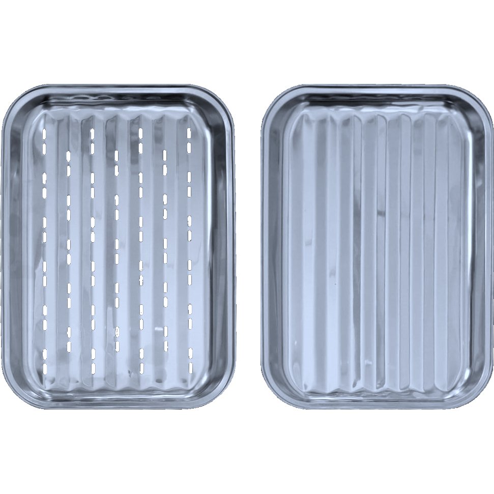 Babossa Grillschalen Set, Edelstahl - BABOSSABabossa Grillschalen Set, EdelstahlGrillschaleBABOSSABABOSSA