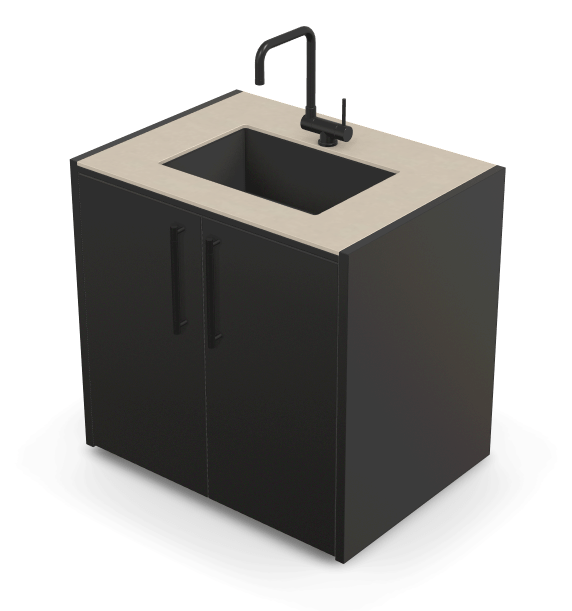 Brabura CT 90 Waschbeckenmodul - Grillstar.deBrabura CT 90 WaschbeckenmodulBraburaGrillstar.de