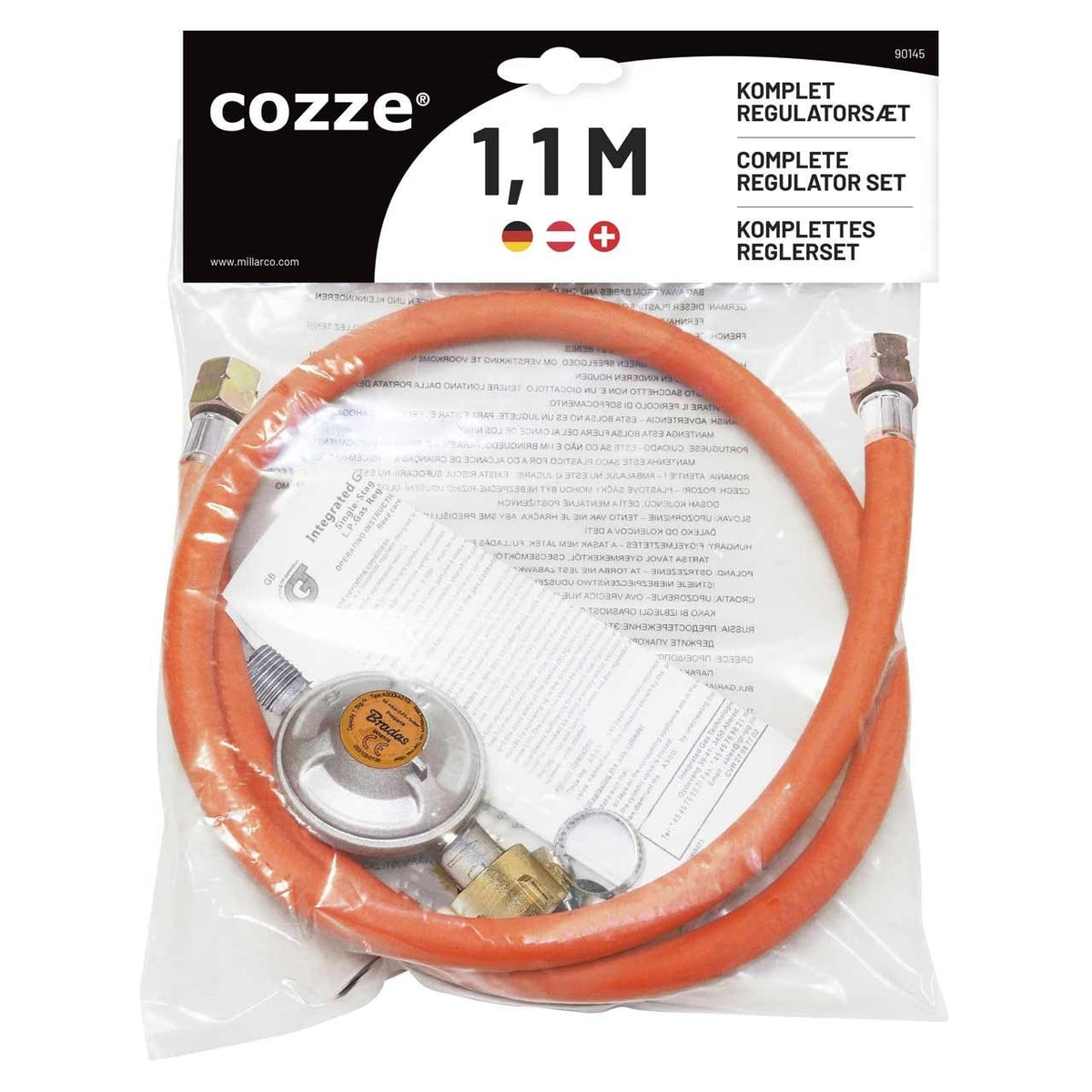 COZZE Regler + Schlauch - Grillstar.deCOZZE Regler + SchlauchCOZZEGrillstar.deco_901455708614901458