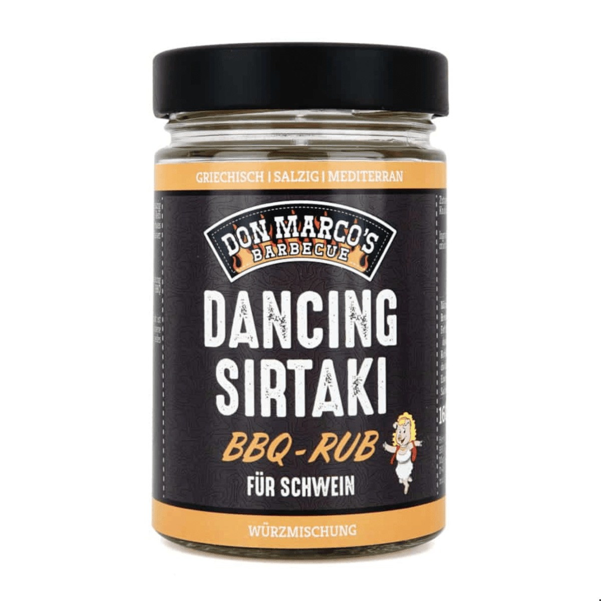 Don Marco´s Dancing Sirtaki, 160g Glass - Grillstar.deDon Marco´s Dancing Sirtaki, 160g GlassDon Marco'sGrillstar.de