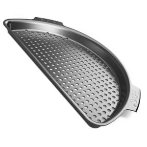Gelochte halbrunde Grillplatte für den EGGspander XLarge - Grillstar.deGelochte halbrunde Grillplatte für den EGGspander XLargeBig Green EggGrillstar.de