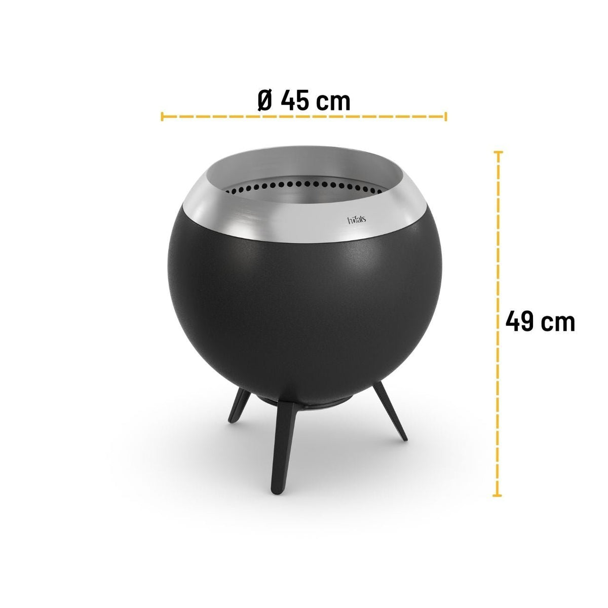 Höfats MOON 45 Feuerschale mit niedrigem Fuß - Grillstar.deHöfats MOON 45 Feuerschale mit niedrigem FußHöfatsGrillstar.deH007164064251007160