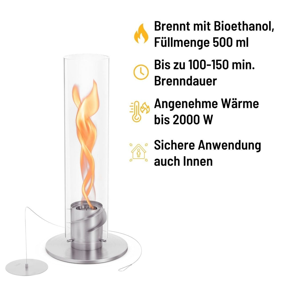 Höfats Spin 1200 Tischfeuer silber - Grillstar.deHöfats Spin 1200 Tischfeuer silberHöfatsGrillstar.deH006954064251006958