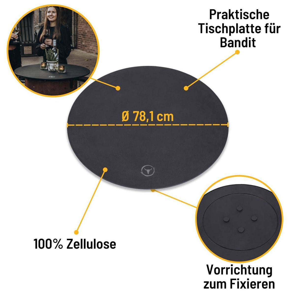 Moesta Bandit FirePlace Tischplatte PaperPlank, schwarz - Grillstar.deMoesta Bandit FirePlace Tischplatte PaperPlank, schwarzMoestaGrillstar.deMO191764260664772460