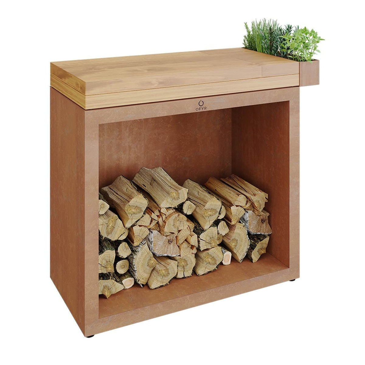OFYR Butcher Block Storage 90 Corten Teakholz - Grillstar.deOFYR Butcher Block Storage 90 Corten TeakholzOFYRGrillstar.deBBS - 90 - TW6011405453487
