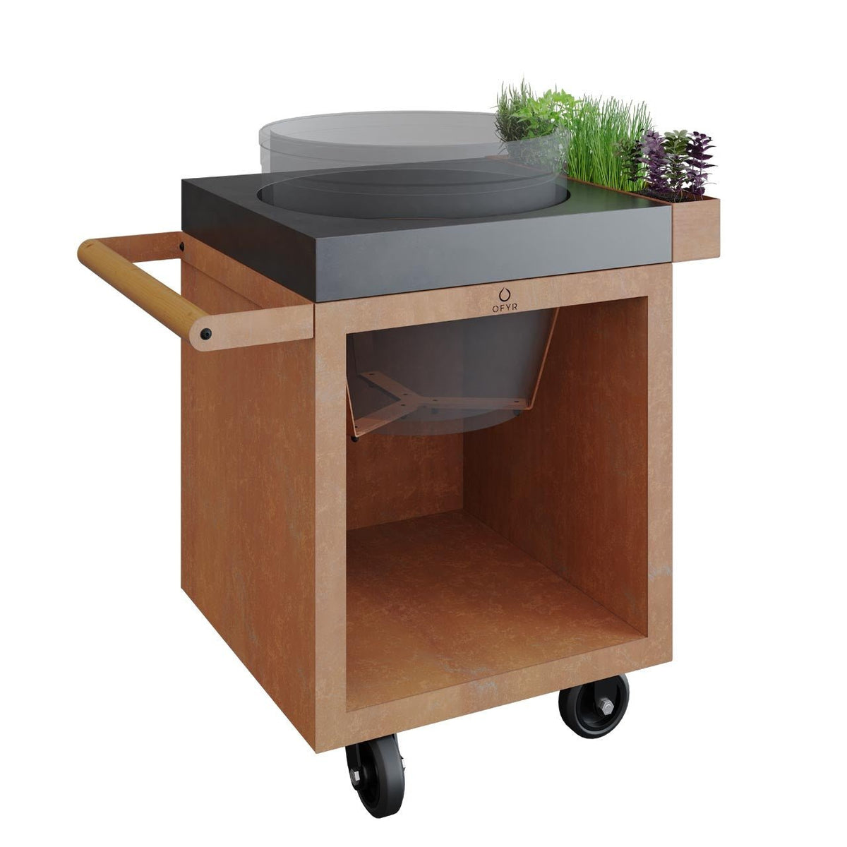 OFYR Kamado Table Corten 65 PRO Concrete BGE - Grillstar.deOFYR Kamado Table Corten 65 PRO Concrete BGEOFYRGrillstar.deO - K - T - 65 - PRO - CC - BGE6011411330352