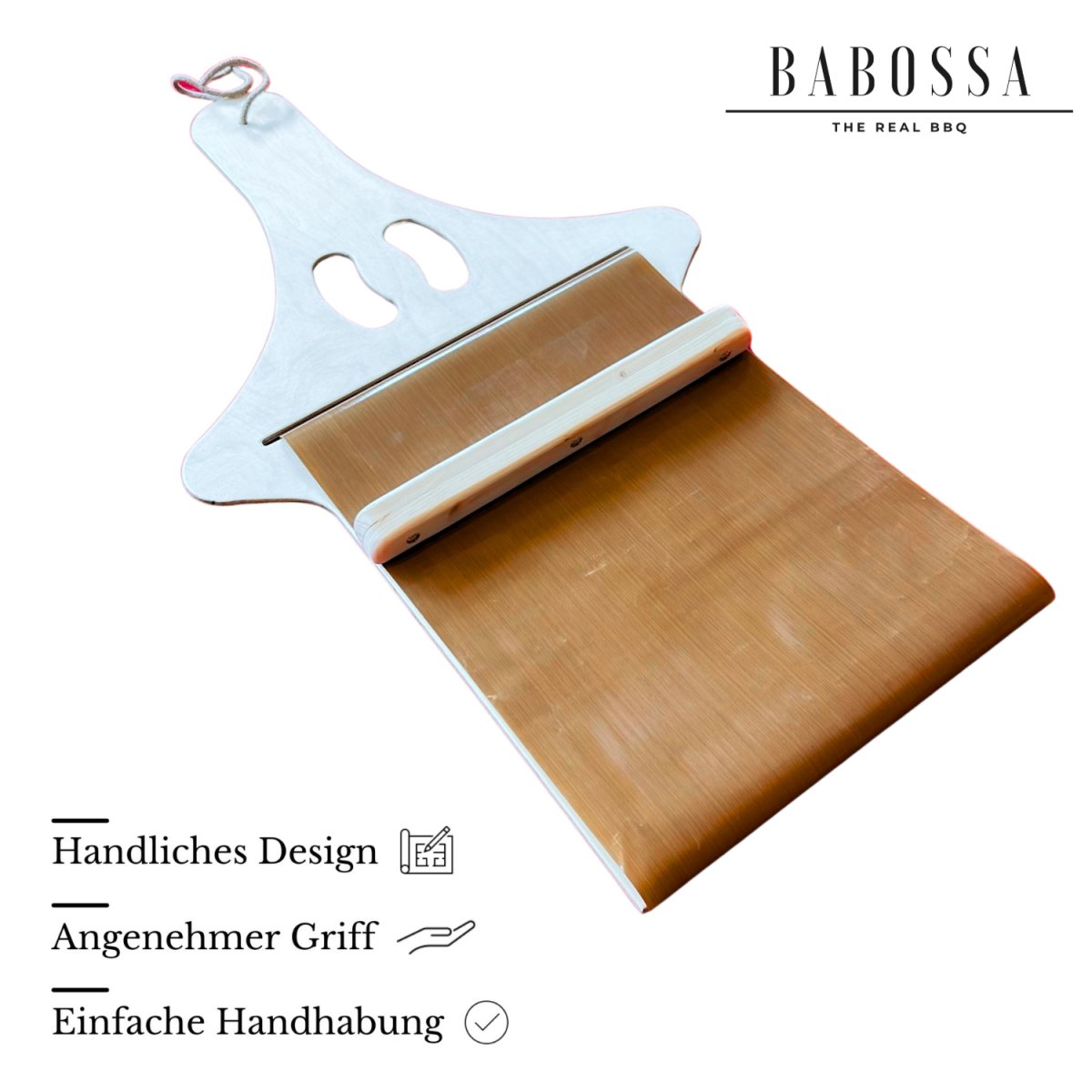 Pizza - & Brotschieber | Birkenholz | 89x46cm | langer Griff schmaler Schieber - BABOSSAPizza - & Brotschieber | Birkenholz | 89x46cm | langer Griff schmaler SchieberPizzaschieberBABOSSABABOSSA