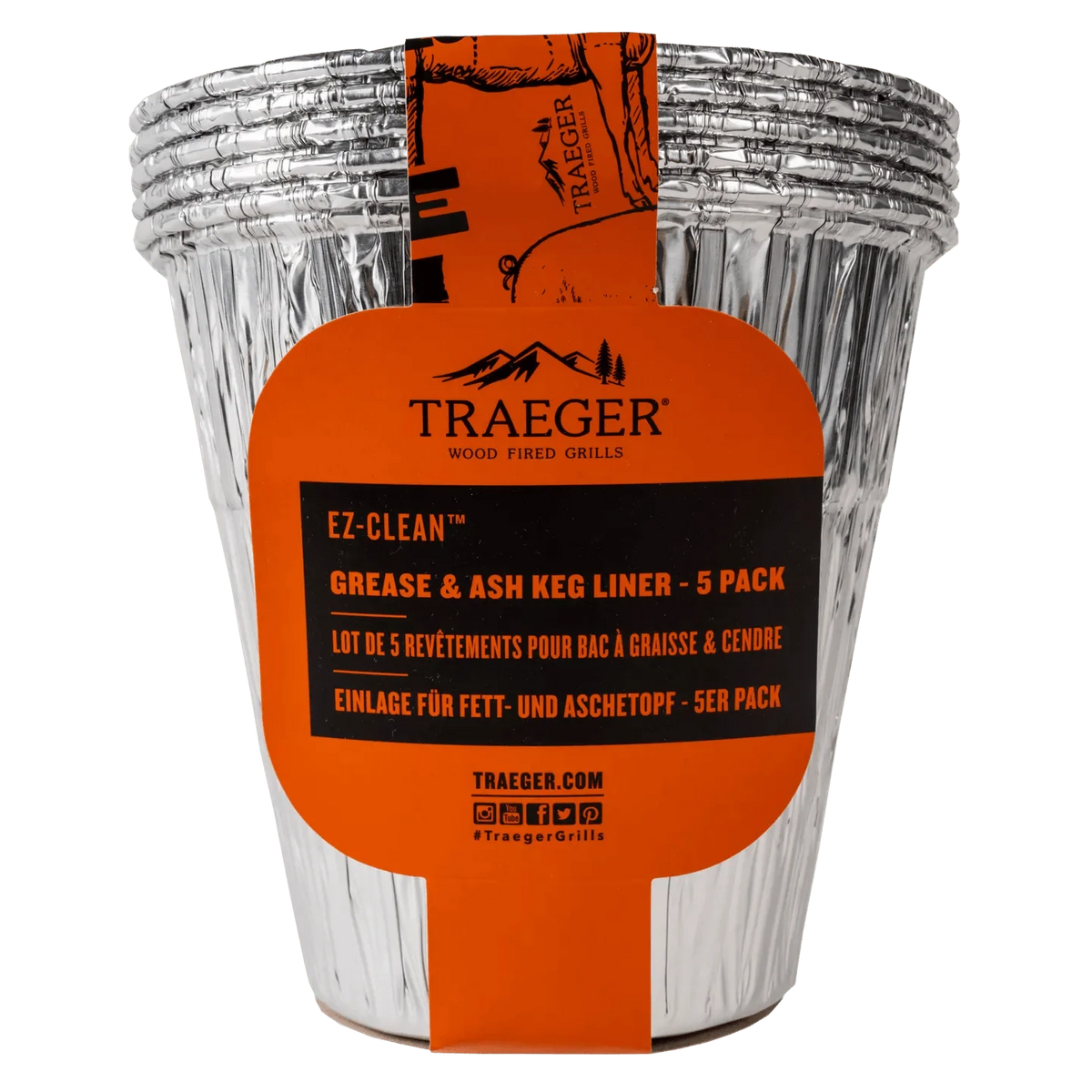 Traeger Aluminiumeinsatz für Fett - und Aschebehälter - Traeger Aluminiumeinsatz für Fett - und AschebehälterGrillzubehörTraeger